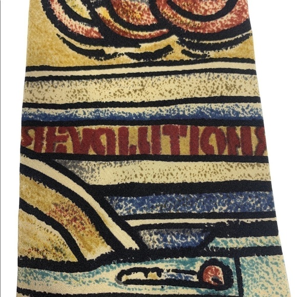 Vintage The Beatles Revolution silk tie - Picture 2 of 6
